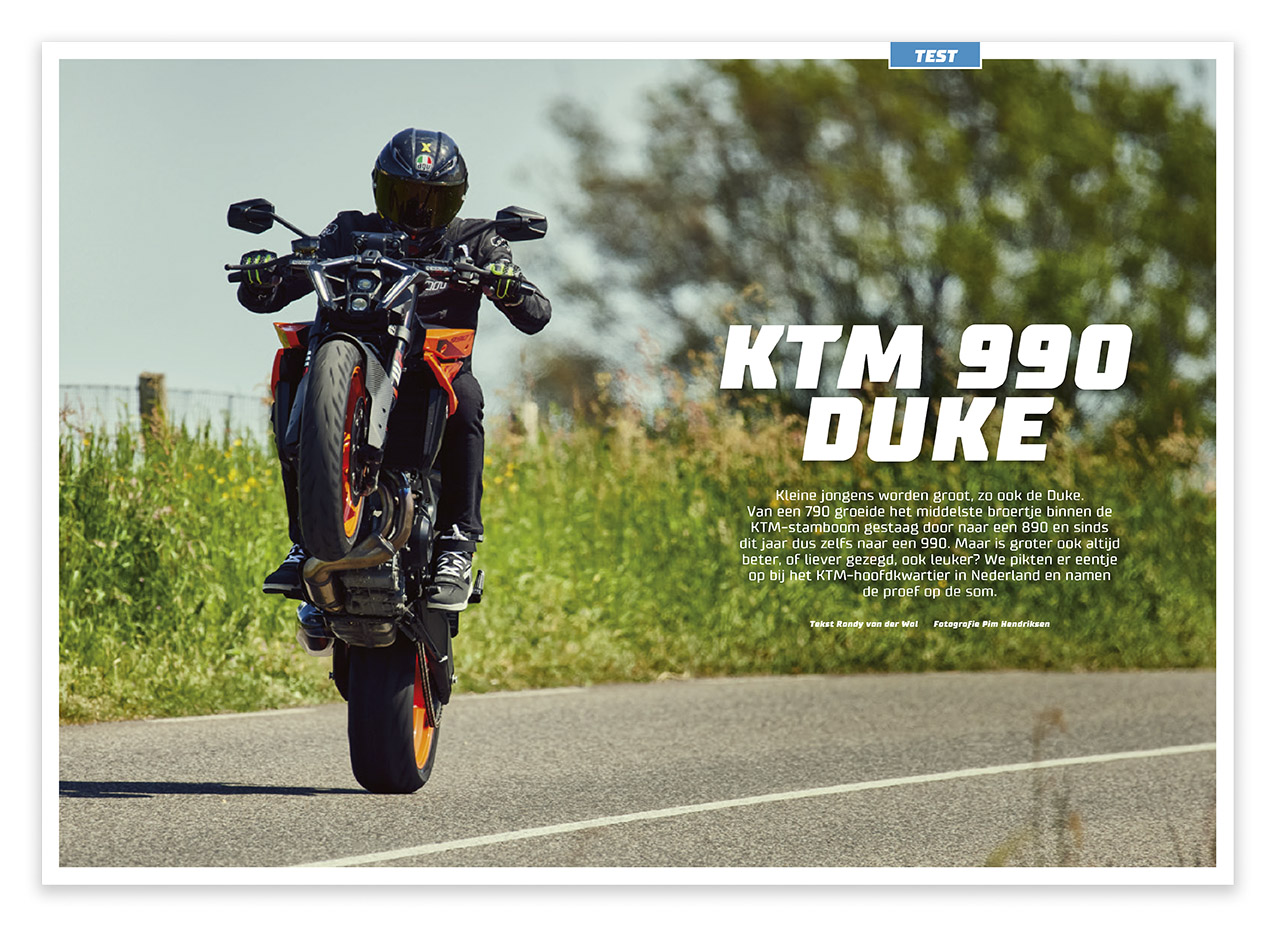 Vakantiespecial KTM 990 Duke