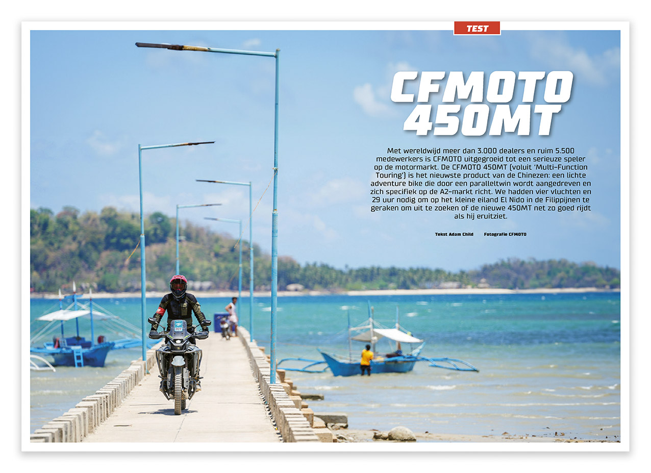 Vakantiespecial CFMOTO 450MT