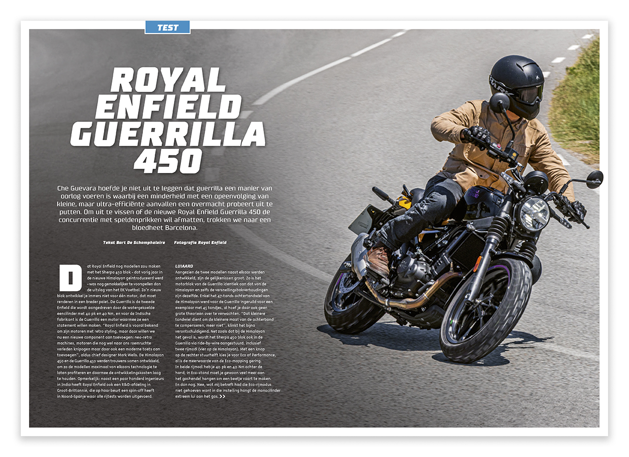 KicXstart Royal Enfield Guerrilla 450