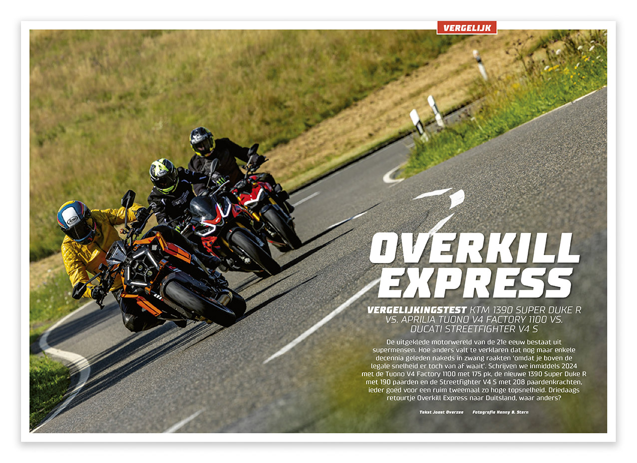 KTM 1390 Super Duke R vs. Aprilia Tuono V4 Factory 1100 vs. Ducati Streetfighter V4 S