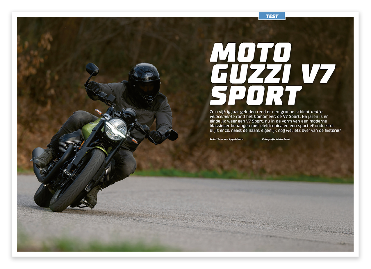 KicXstart - Moto Guzzi V7 Sport