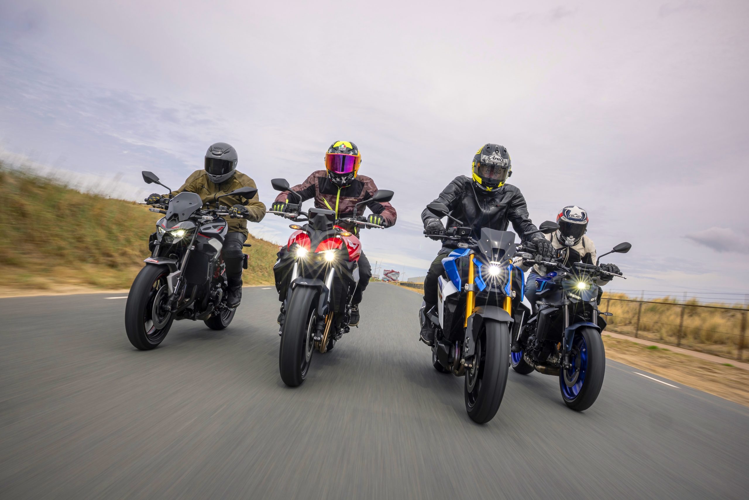 Honda CB1000 Hornet Kawasaki Z900 Suzuki GSX-S1000 Yamaha MT-09