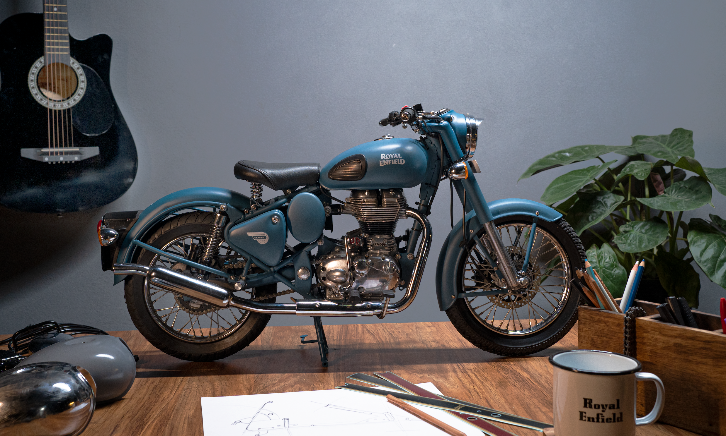 Royal Enfield schaalmodel