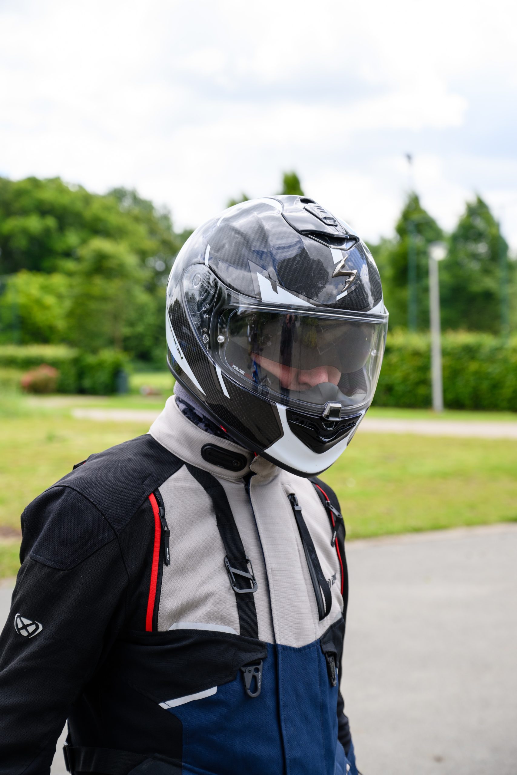 Zonwering op de motor