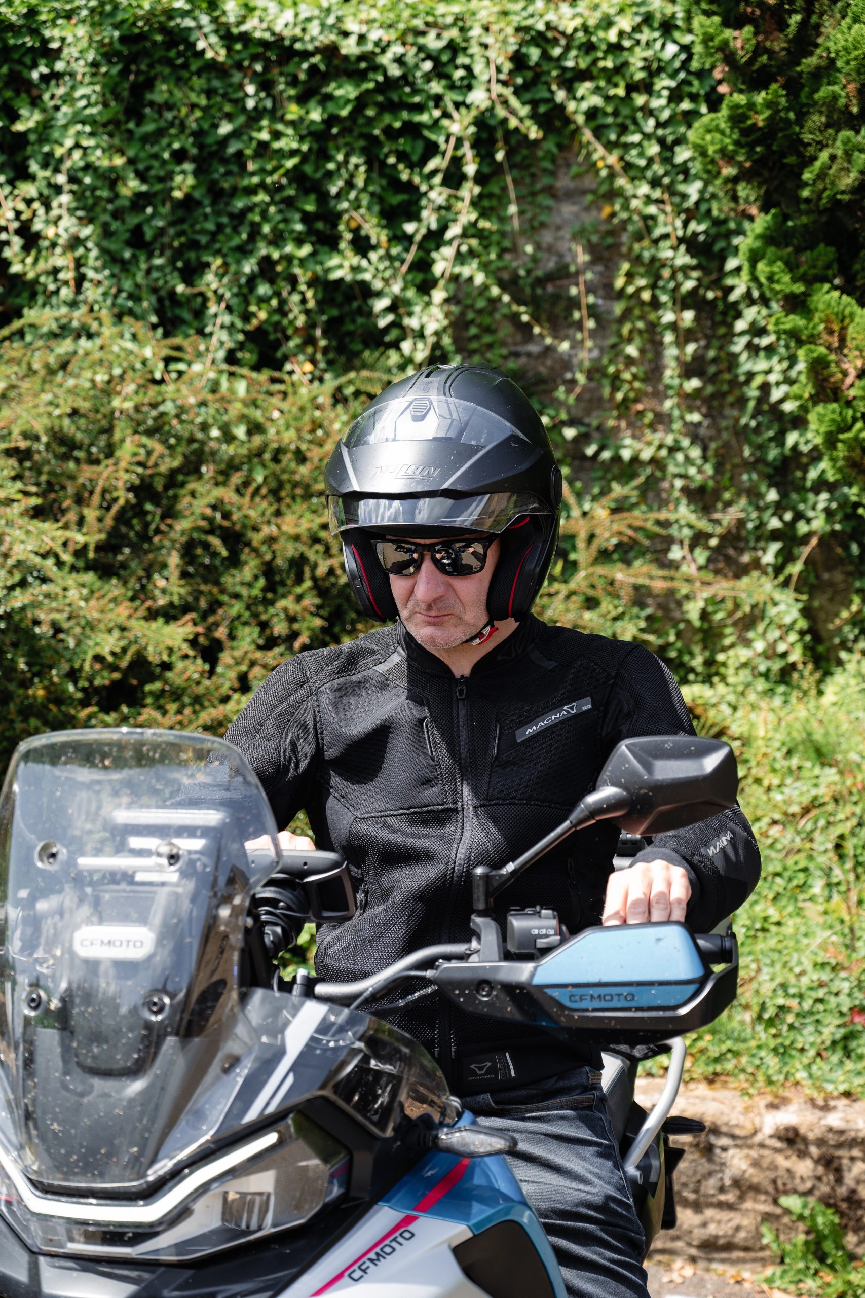 Zonwering op de motor